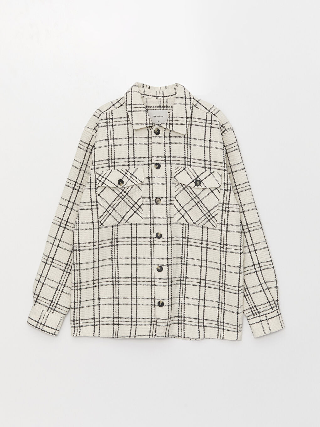 LCW Vision Regular Fit Long Sleeve Plaid Men's Flannel Shirt Jacket -S31753Z8-LLX