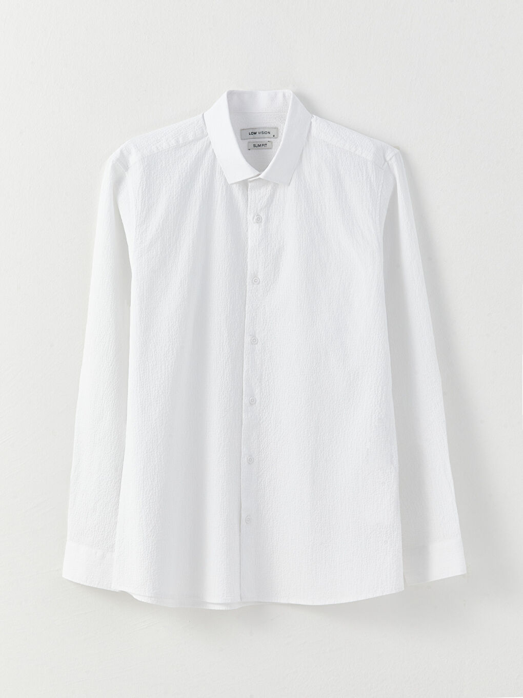 Slim Fit Long Sleeve Men's Shirt-5