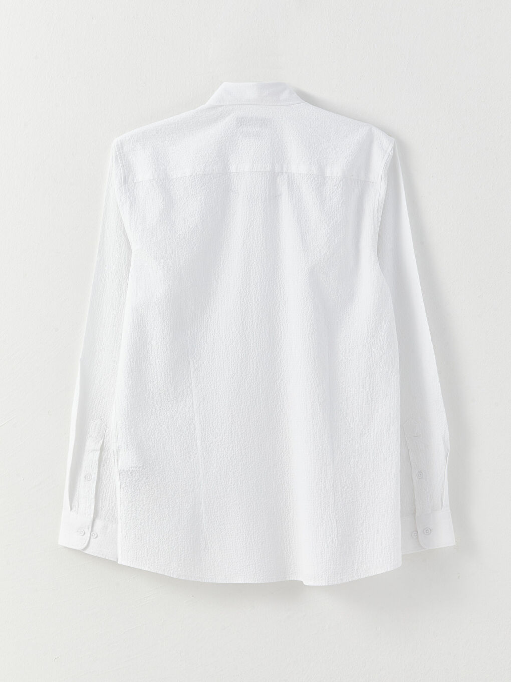 Slim Fit Long Sleeve Men's Shirt-6