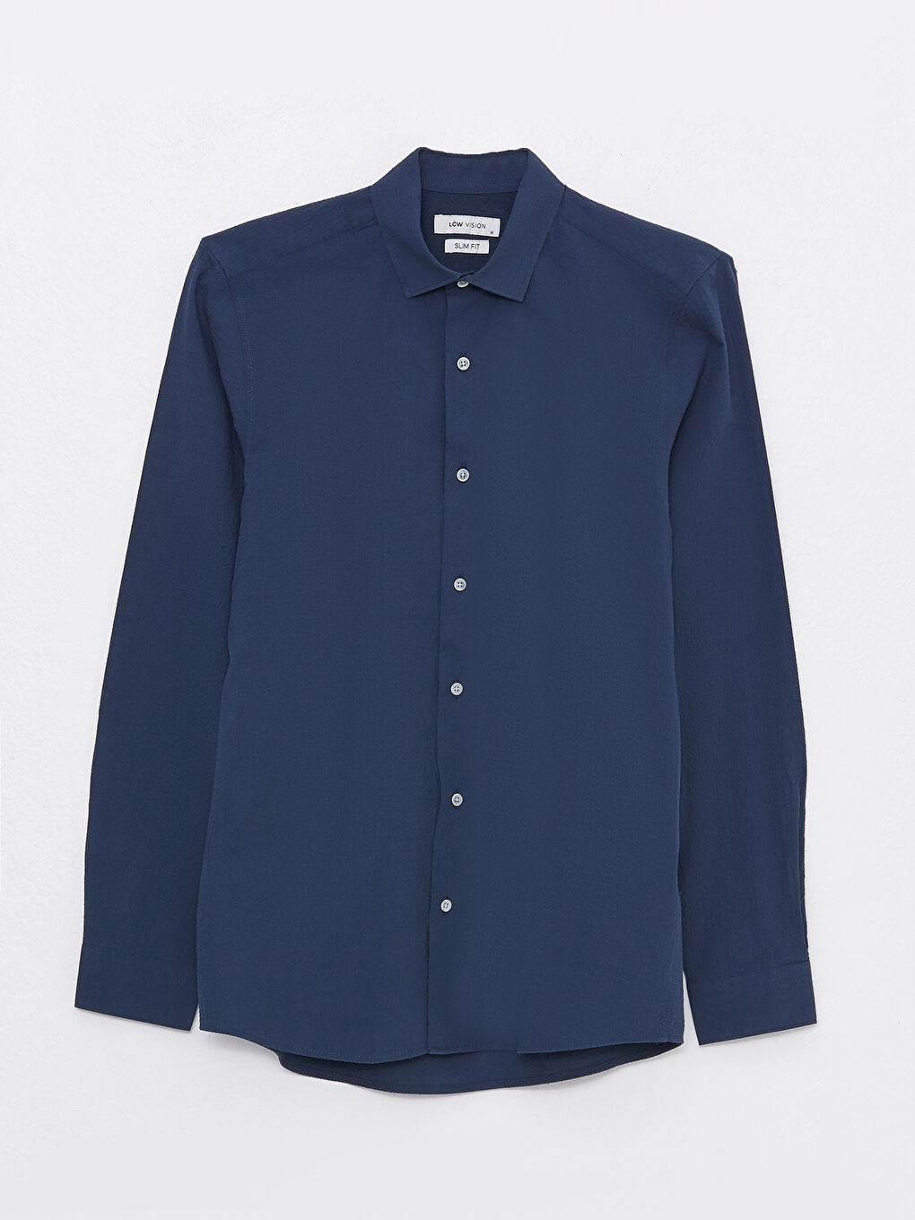 Slim Fit Long Sleeve Men's Shirt-4