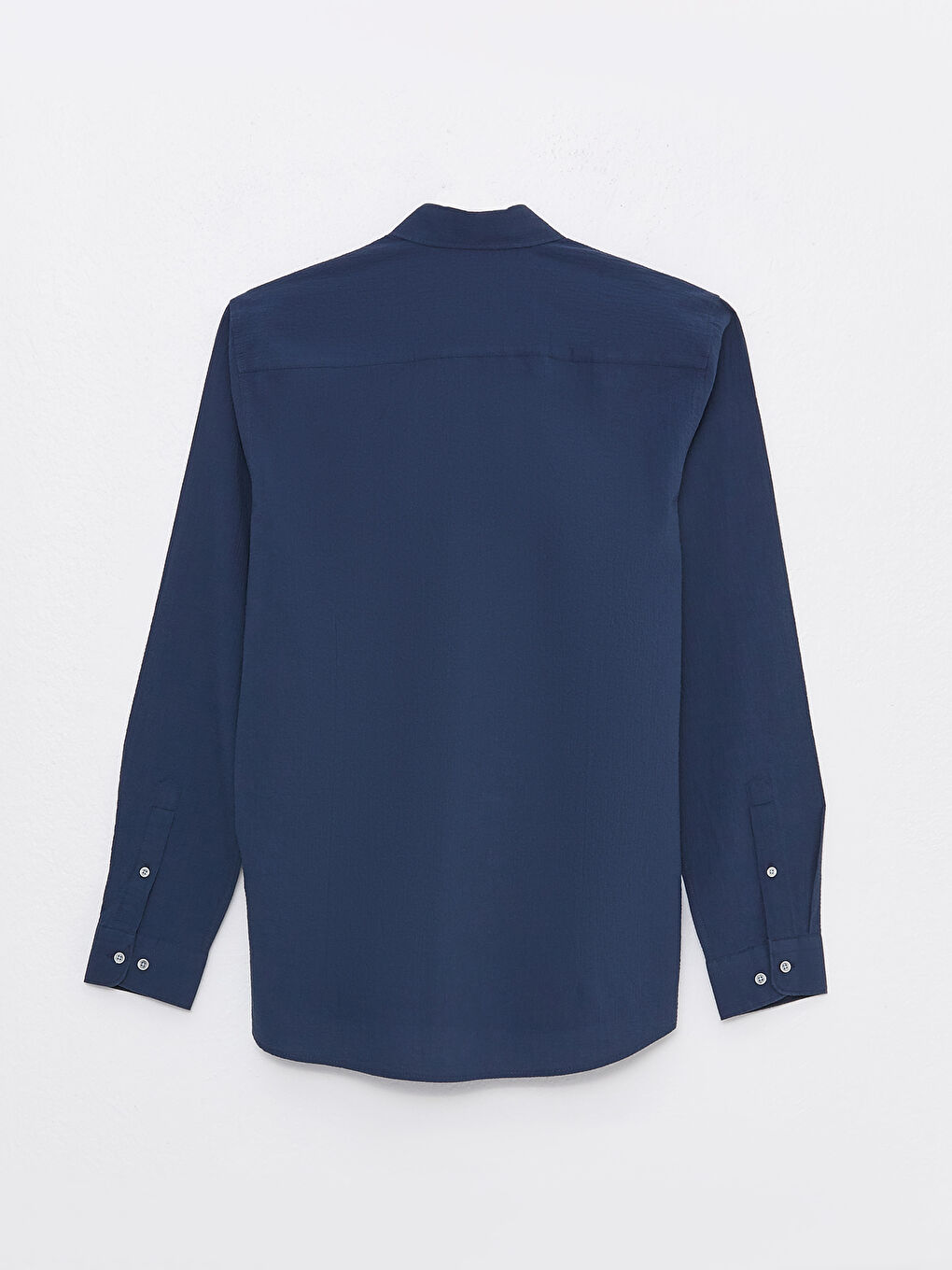 Slim Fit Long Sleeve Men's Shirt-5