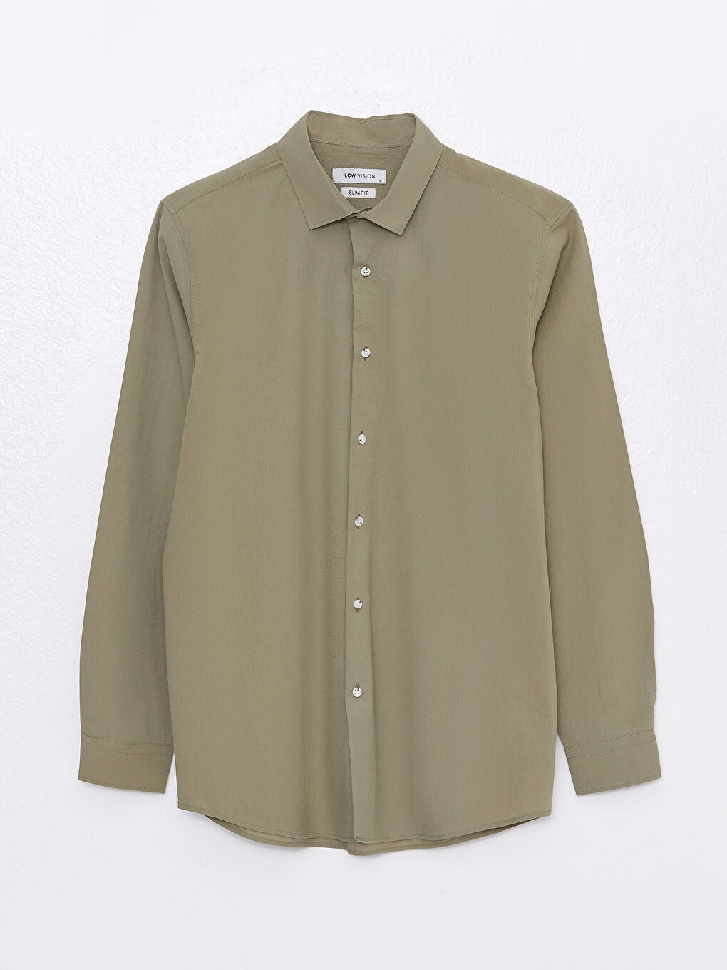 قميص كم طويل رفيع للرجال-5