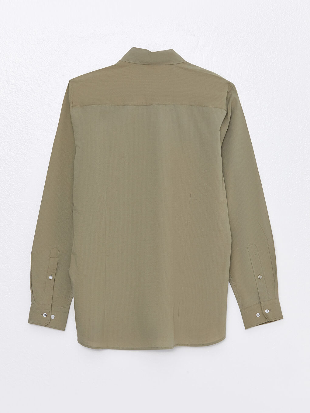 قميص كم طويل رفيع للرجال-6