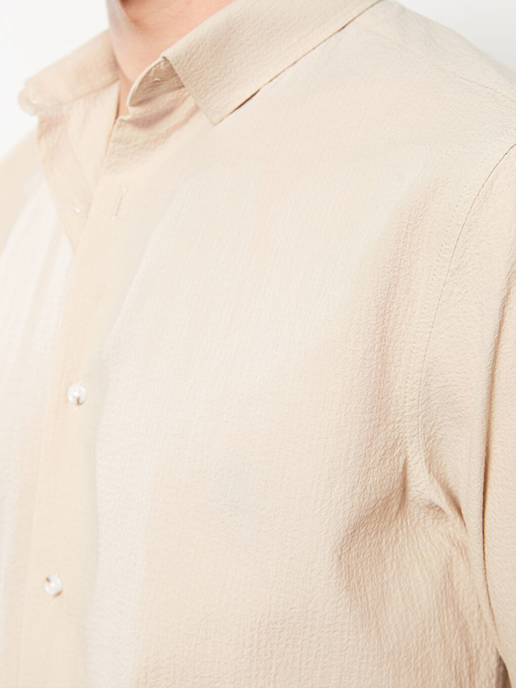 Slim Fit Long Sleeve Men's Shirt -S31757Z8-SXJ