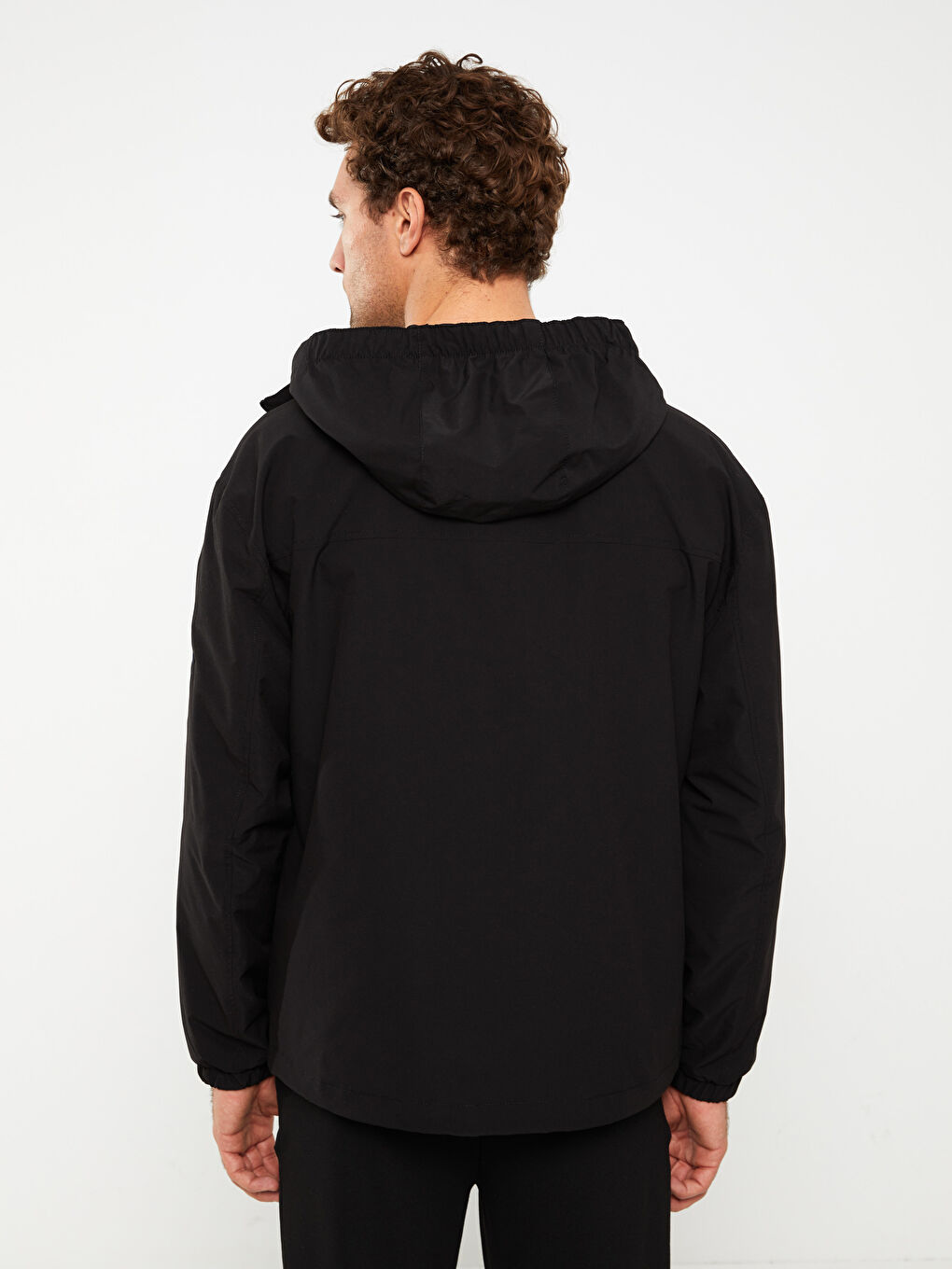 Standard Fit Hooded Men's Coat -S31768Z8-CVL
