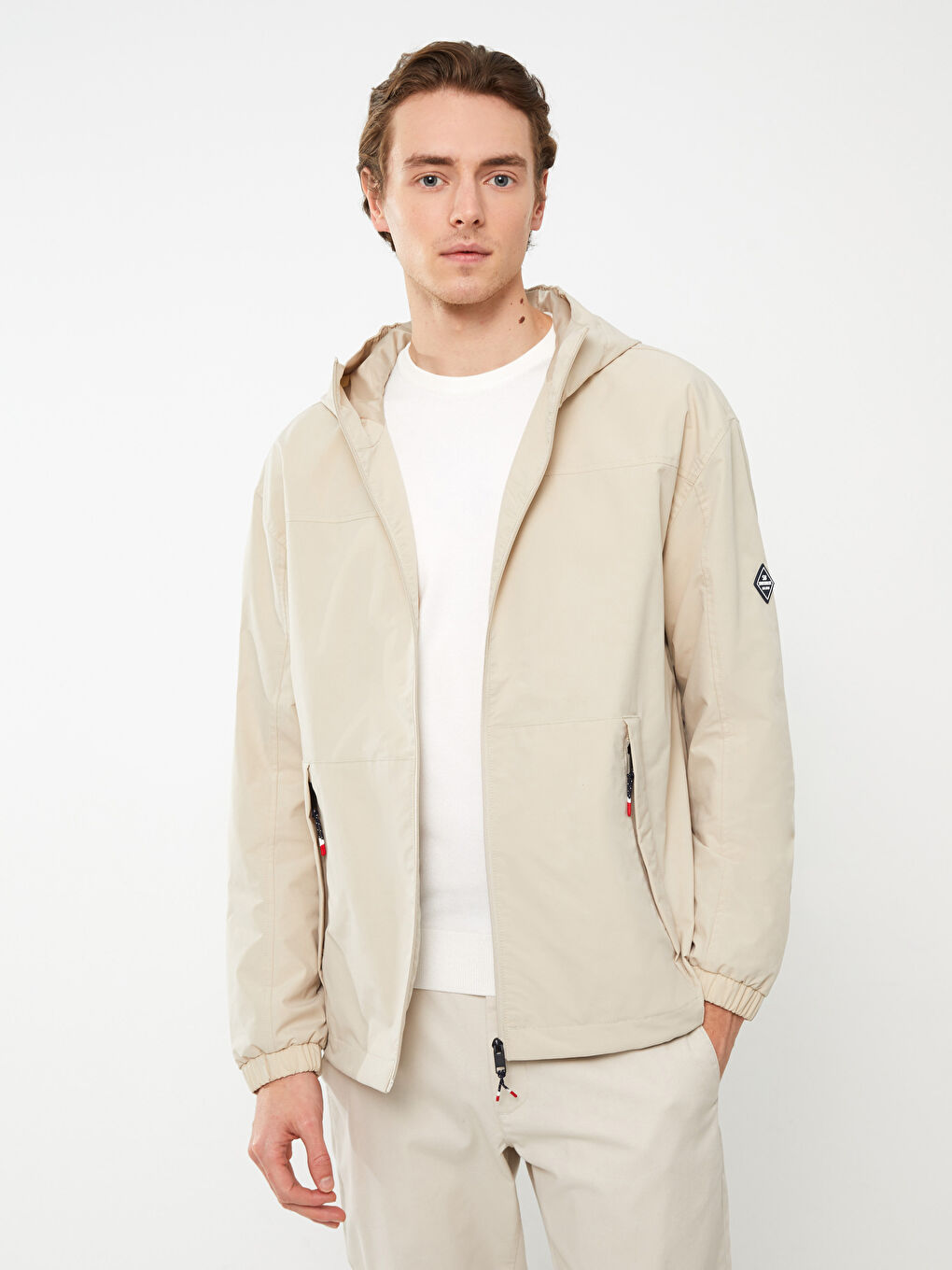SOUTHBLUE Standard Fit Hooded Men's Coat -S31768Z8-STA