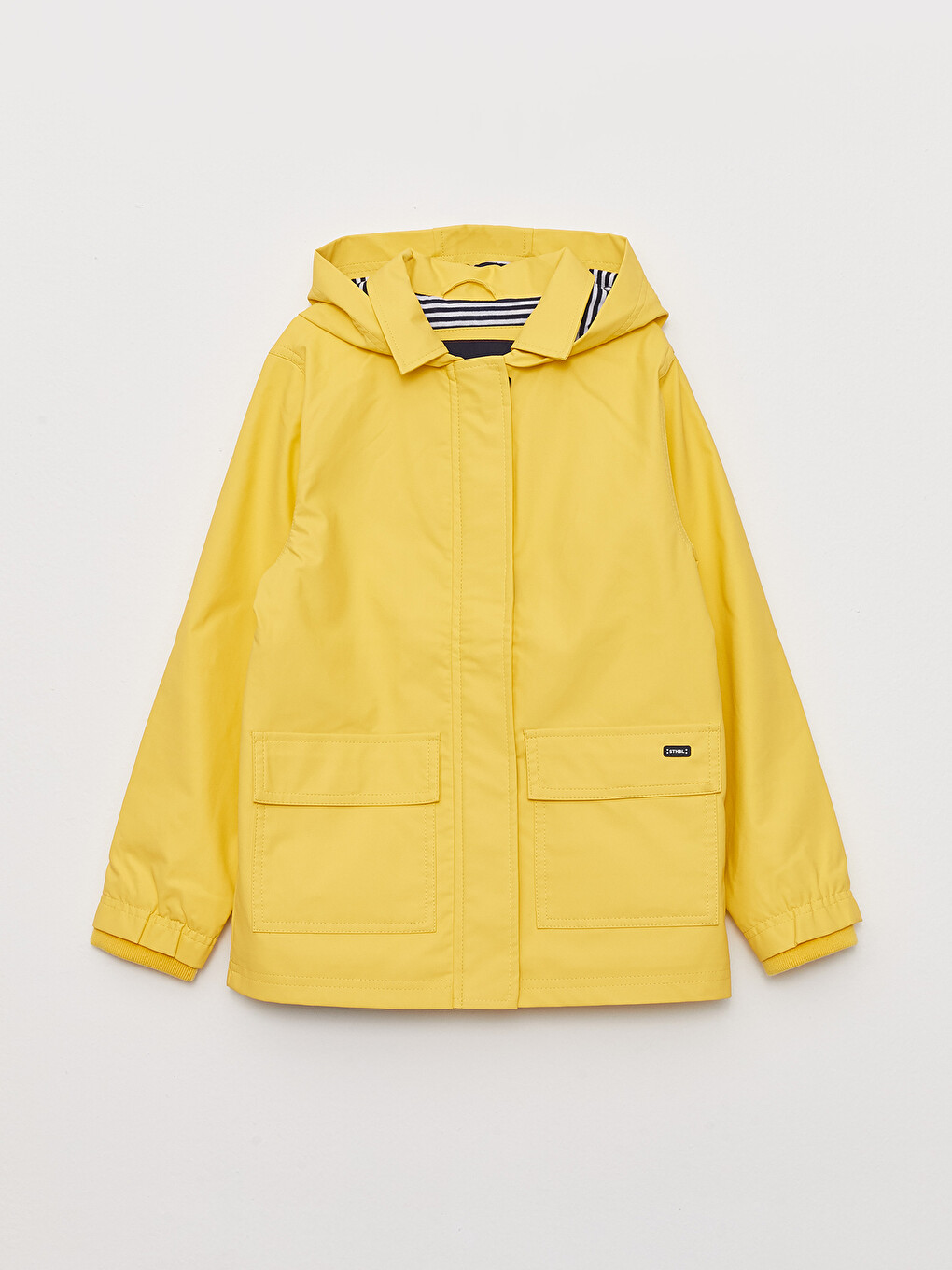 Kapüşonlu Basic Kız Çocuk Mont-2