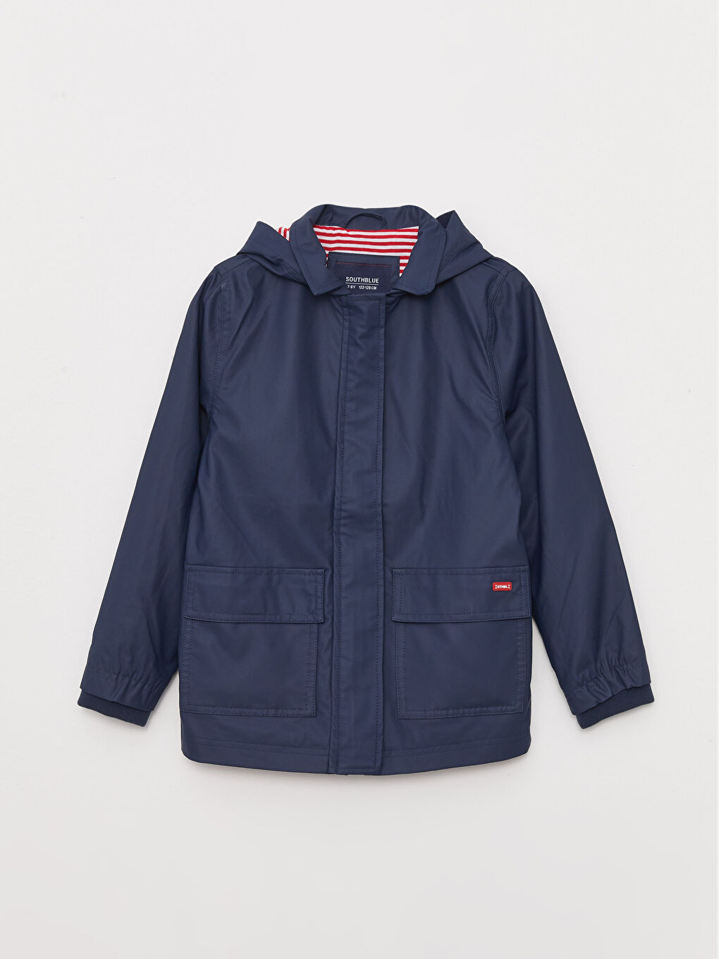 Manteau Basique Fille À Capuche-3