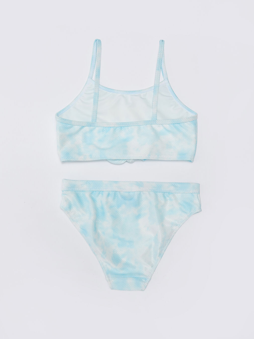 LCW Kids Mavi Batik Desenli Kız Çocuk Bikini - 1
