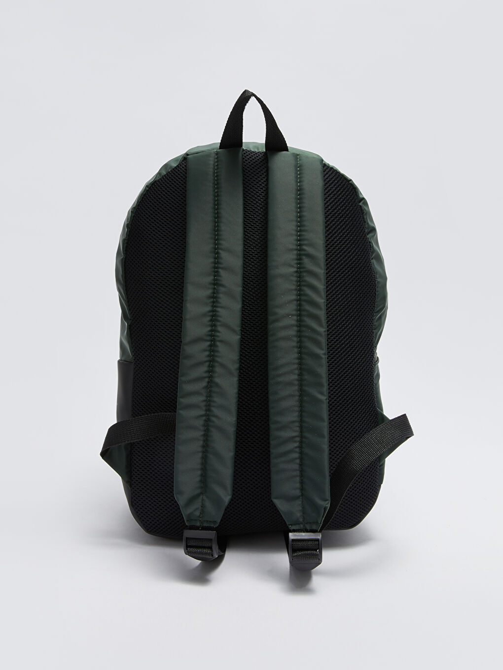 Haki Etiket Detaylı Erkek Sırt Çantası-4