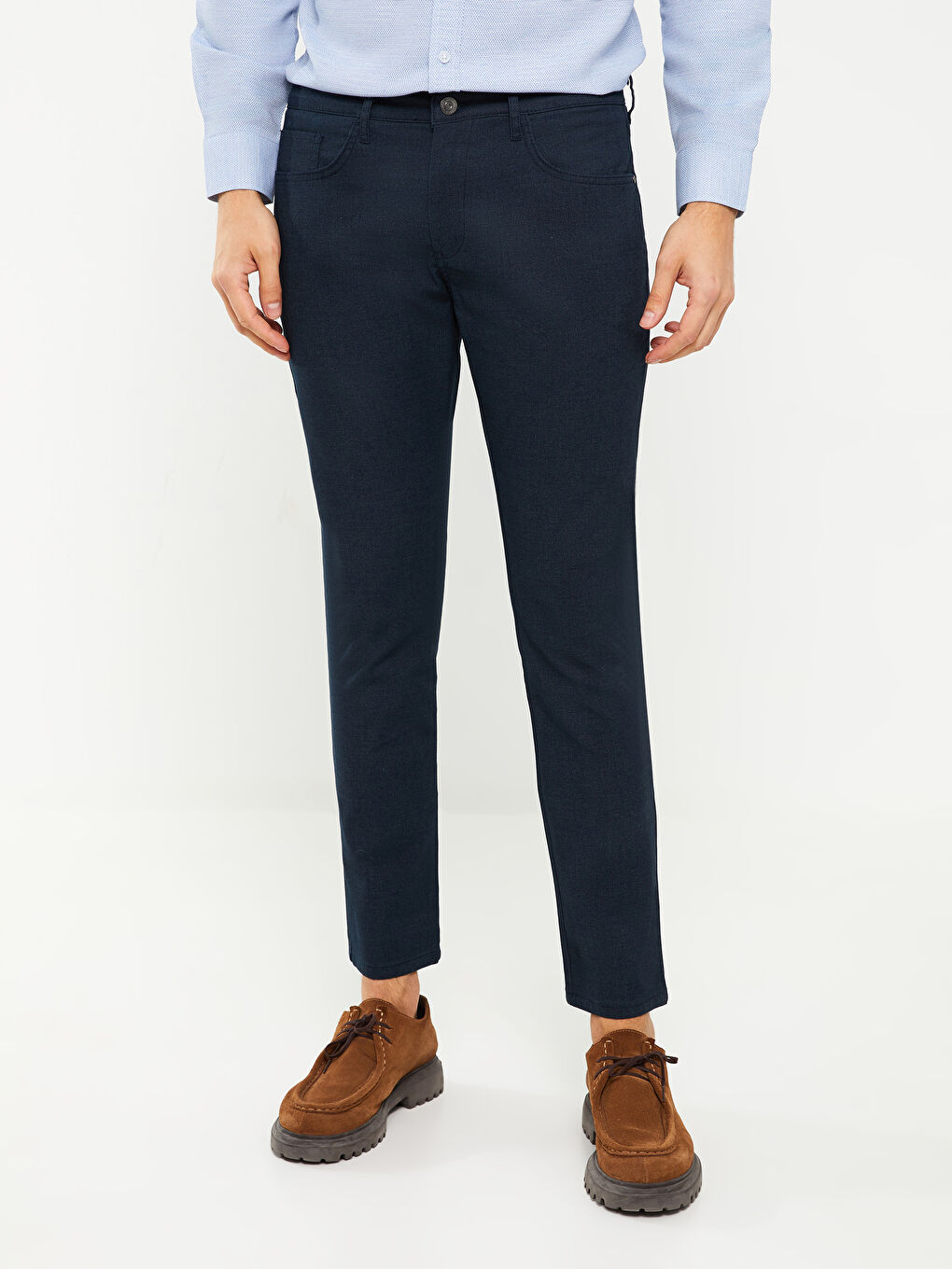 Lacivert Slim Fit Erkek Pantolon-3