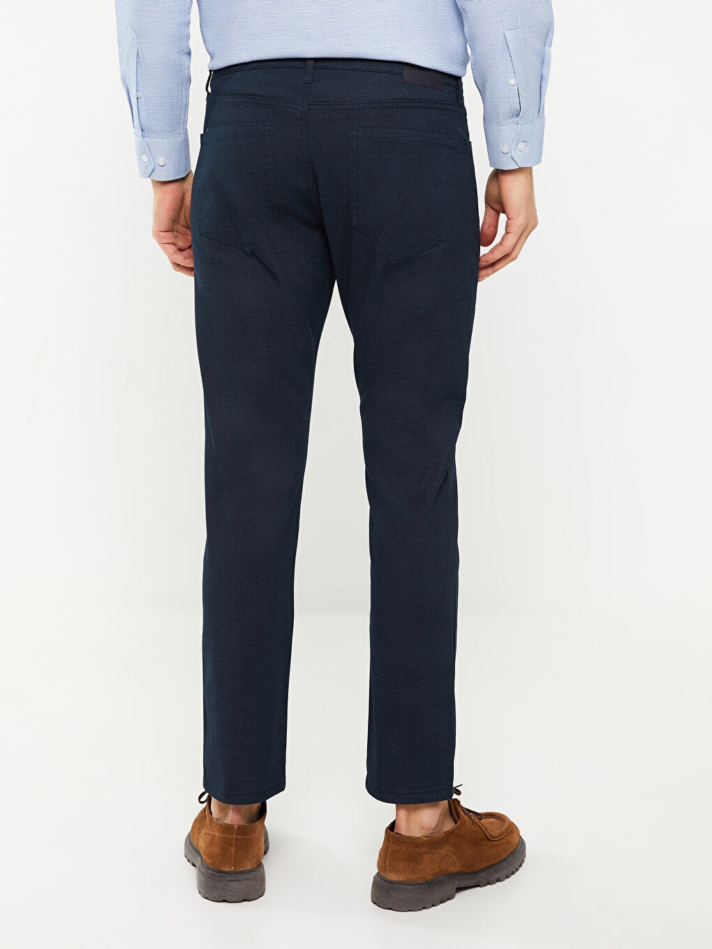 Lacivert Slim Fit Erkek Pantolon-4