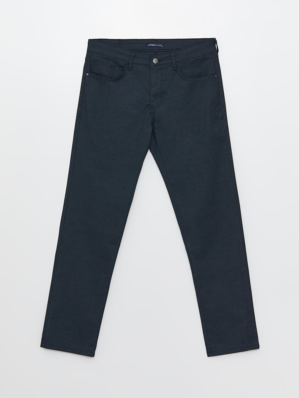 Lacivert Slim Fit Erkek Pantolon-5