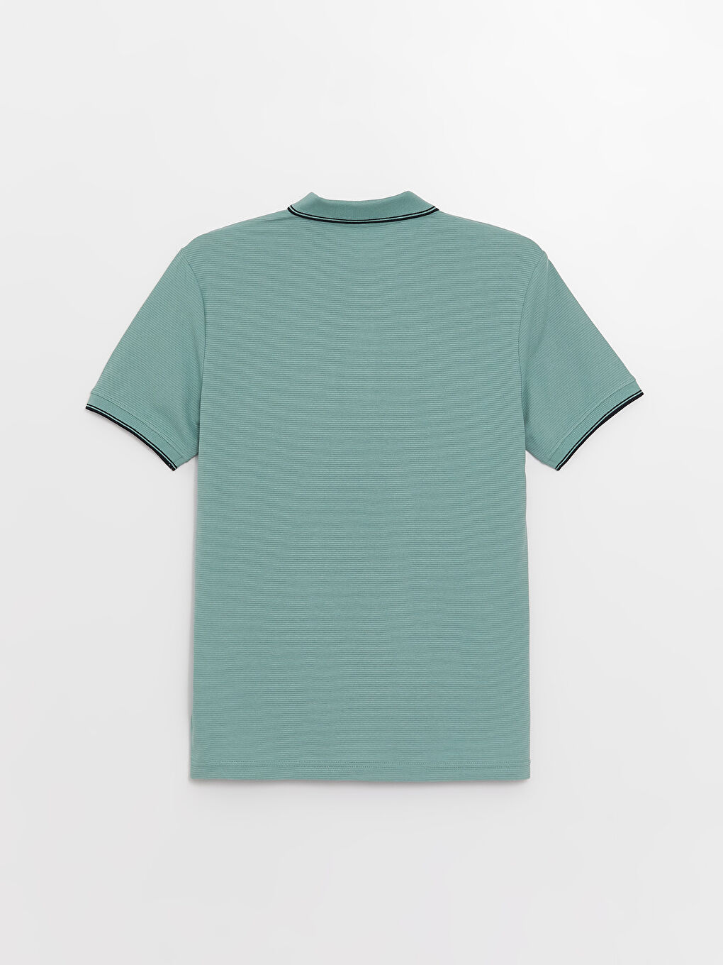 Ерлерге арналған поло жағалы қысқа жең футболка-6