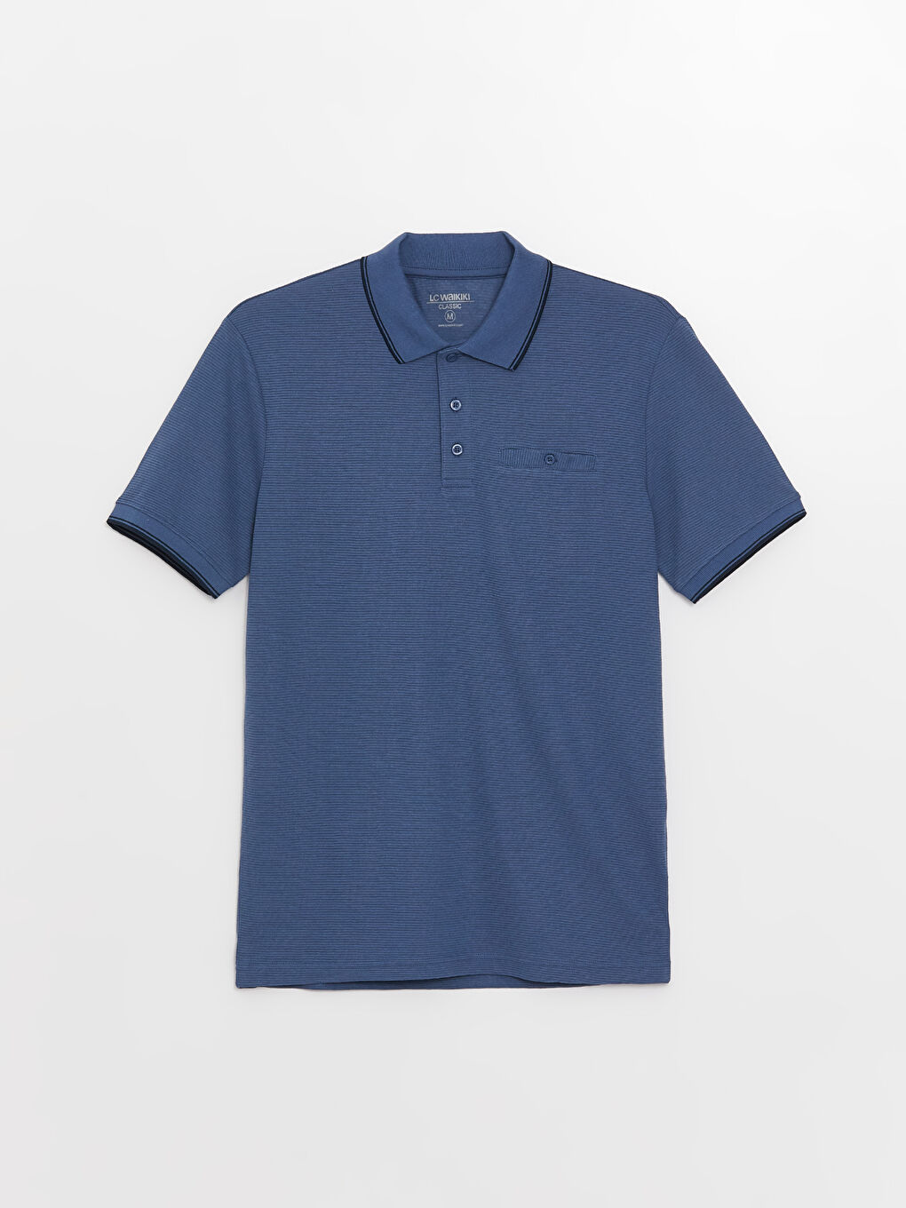 Polo Neck Short Sleeve Men's T-Shirt-5