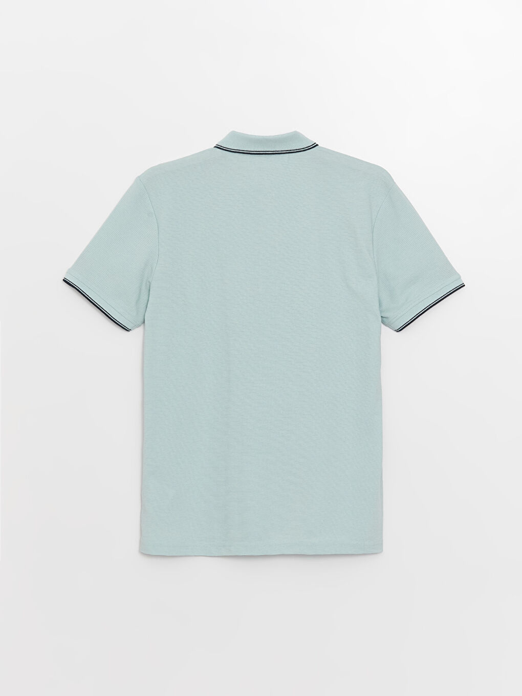 Ерлерге арналған поло жағалы қысқа жең футболка-6