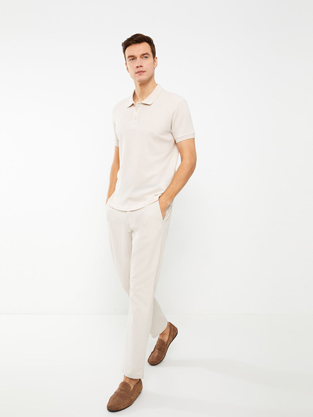 Polo Neck Short Sleeve Men's T-Shirt -S31832Z8-MHK