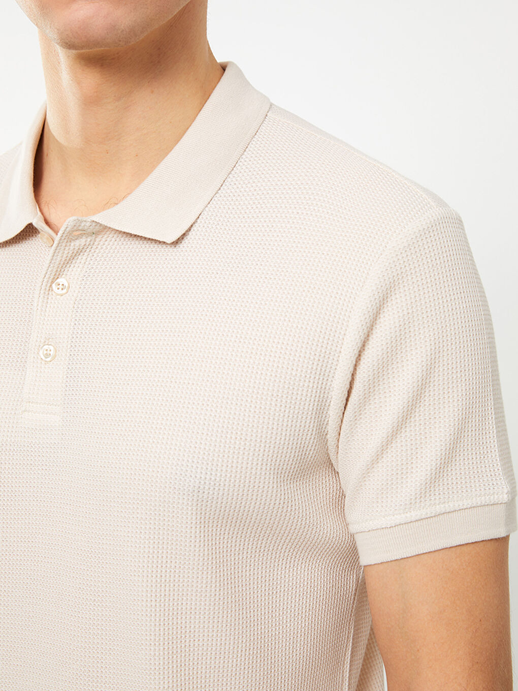 Polo Neck Short Sleeve Men's T-Shirt -S31832Z8-MHK