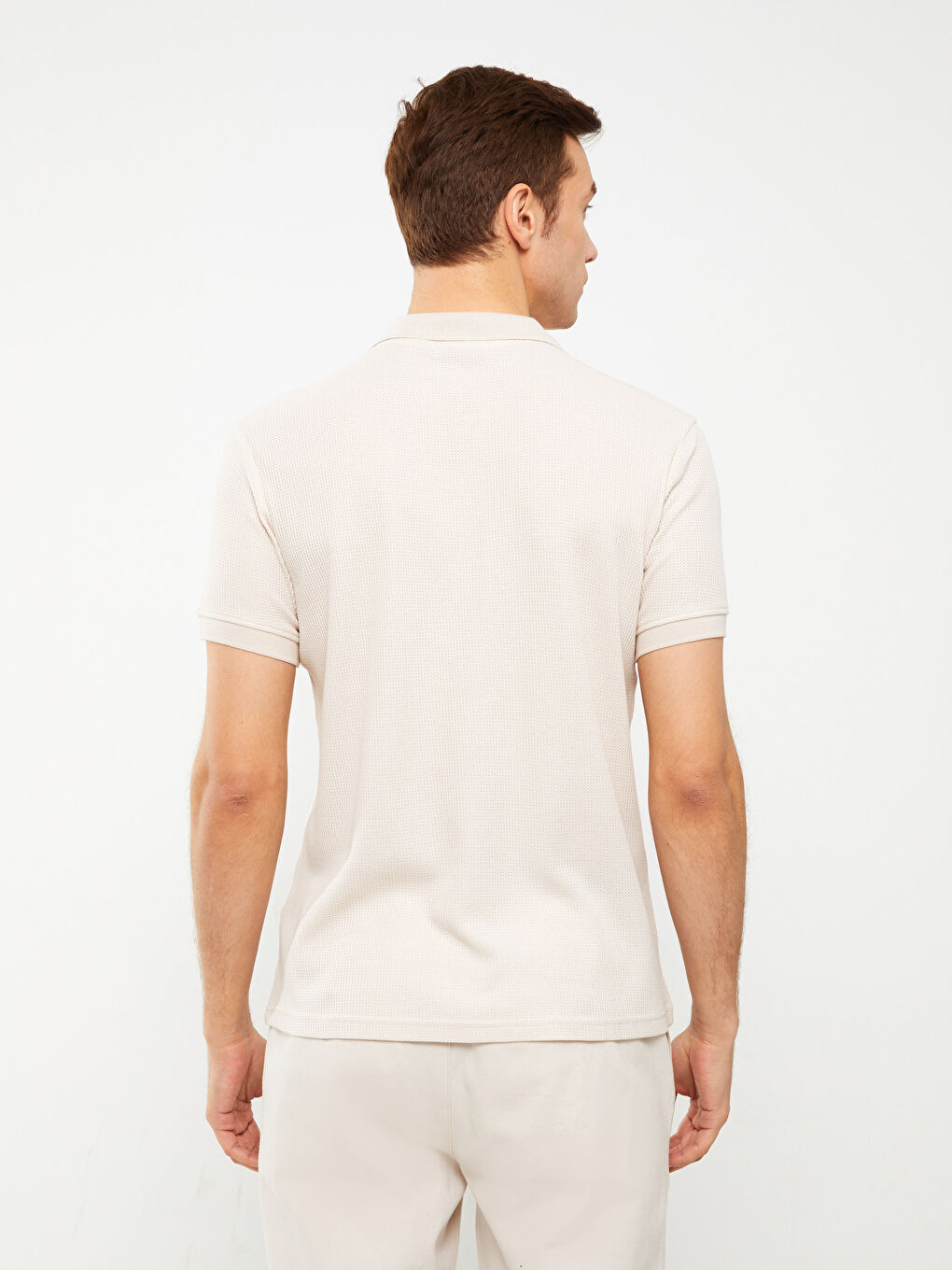 Polo Neck Short Sleeve Men's T-Shirt -S31832Z8-MHK