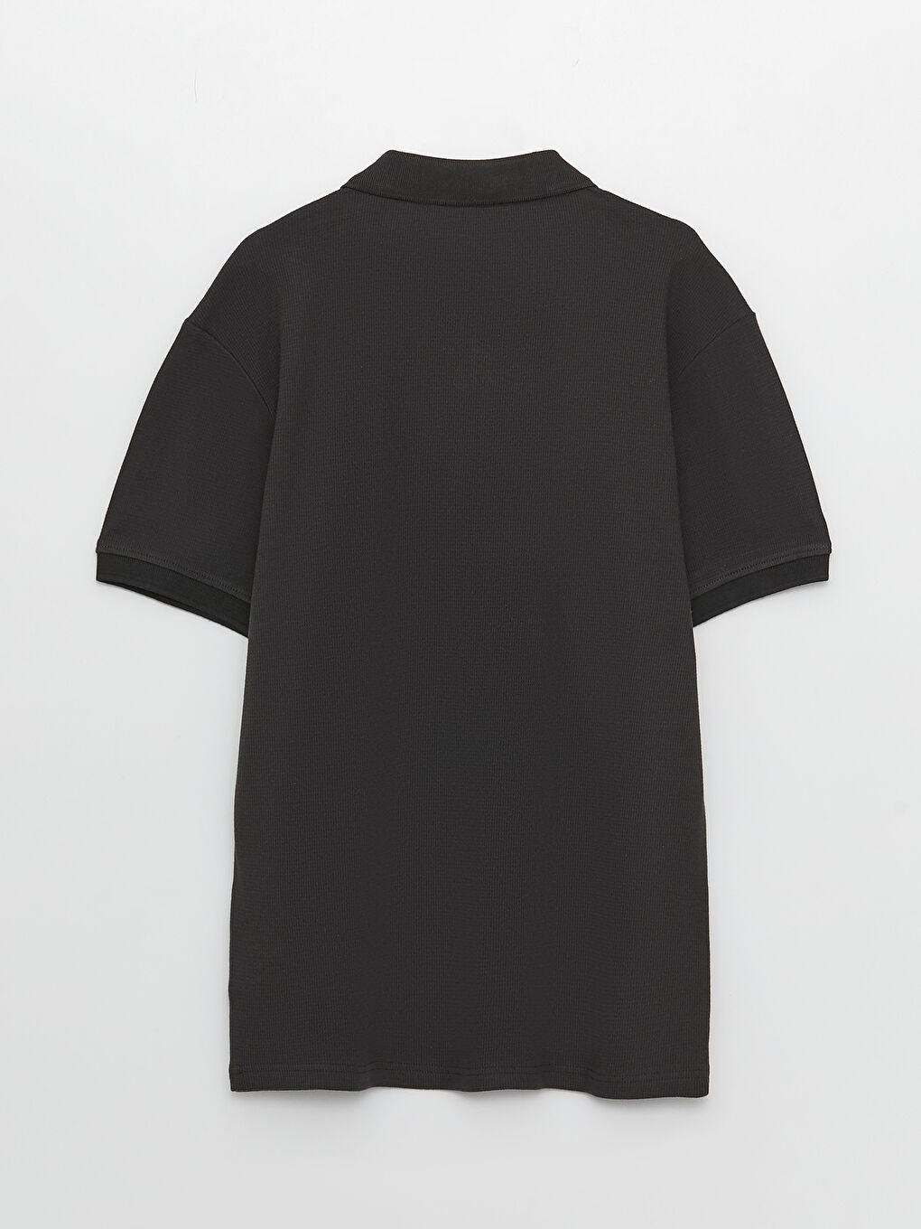 Antrasit Polo Yaka Kısa Kollu Erkek Tişört-6