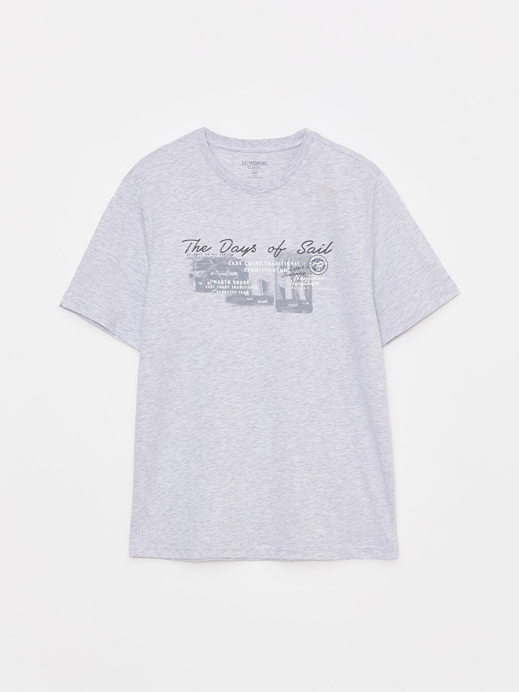 Футболка Мужская с Круглым Вырезом, Коротким Рукавом, С Принтом, Из Гребенного Хлопка-5