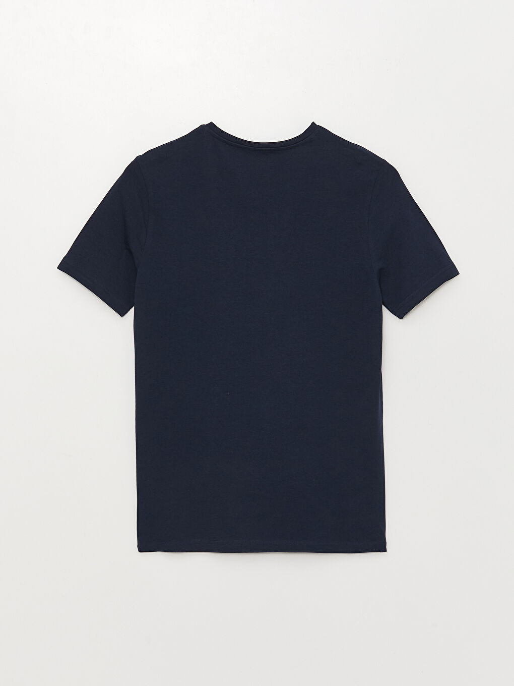 تيشيرت رجالي ياقة دائرية كم قصير مطبوع قطن ممشط-6