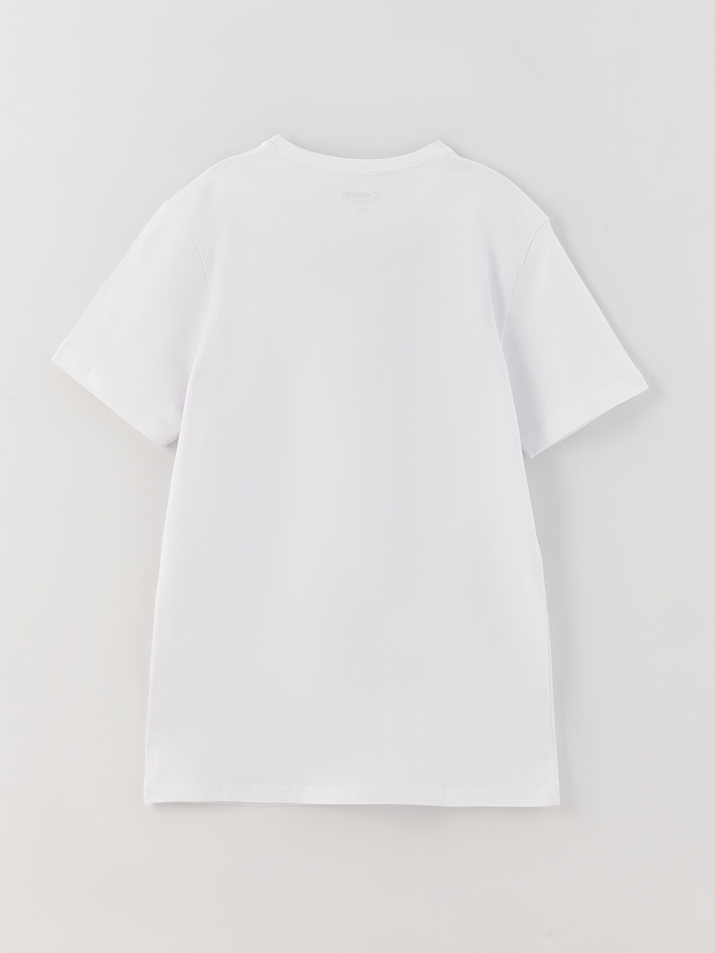 Crew Neck Short Sleeve Printed Combed Cotton Men's T-shirt-6