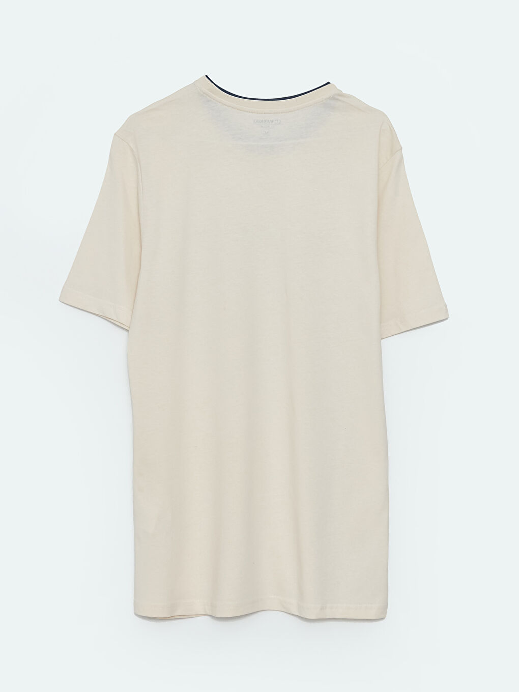 Tricou cu Mânecă Scurtă Imprimat pentru Bărbați cu Guler Rotund-6