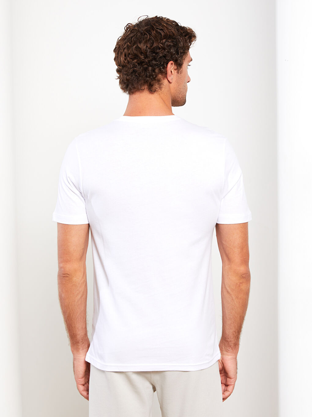 Crew Neck Short Sleeve Istanbul Printed Jersey Men's T-Shirt -S31841Z8-Q6K