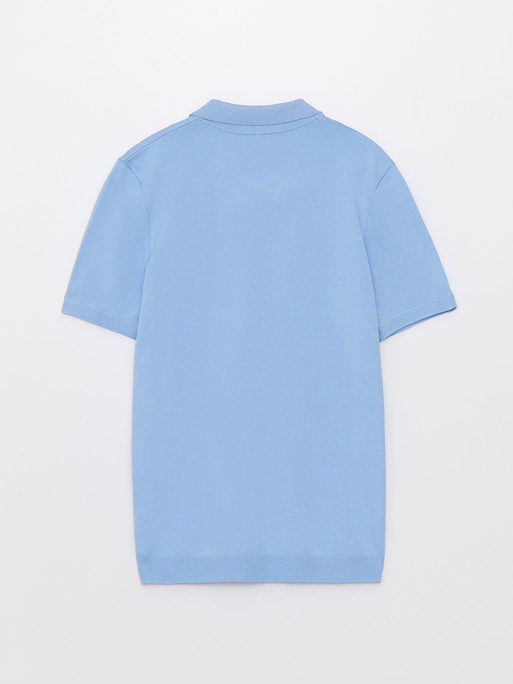 ерлерге арналған поло жағалы қысқа жең трикотаж жемпір-6