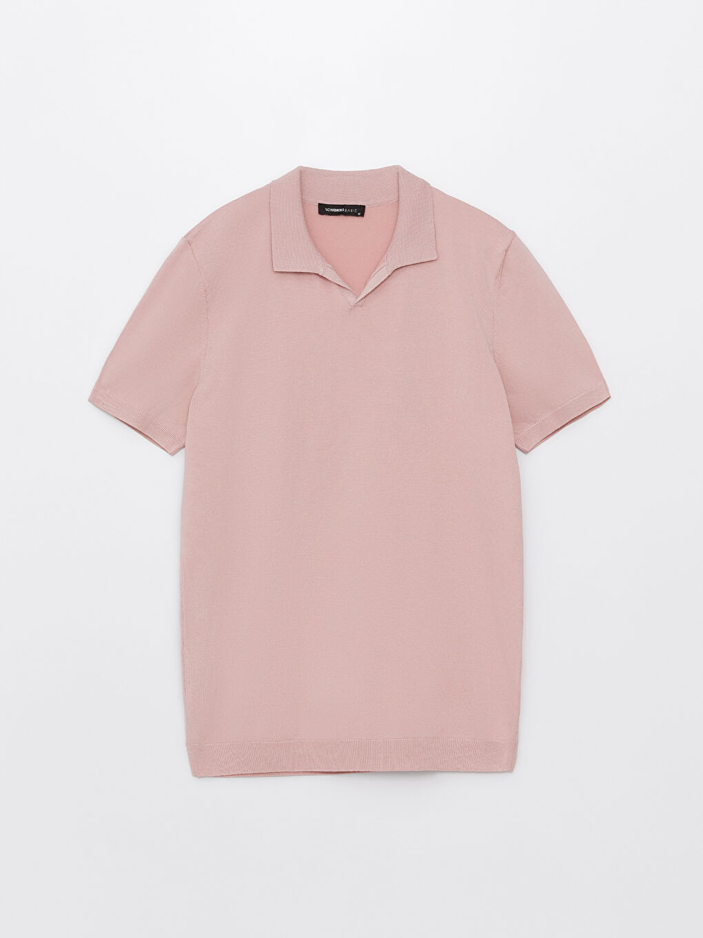 Pulover Tricotat cu Guler Polo și Mânecă Scurtă pentru Bărbați-5