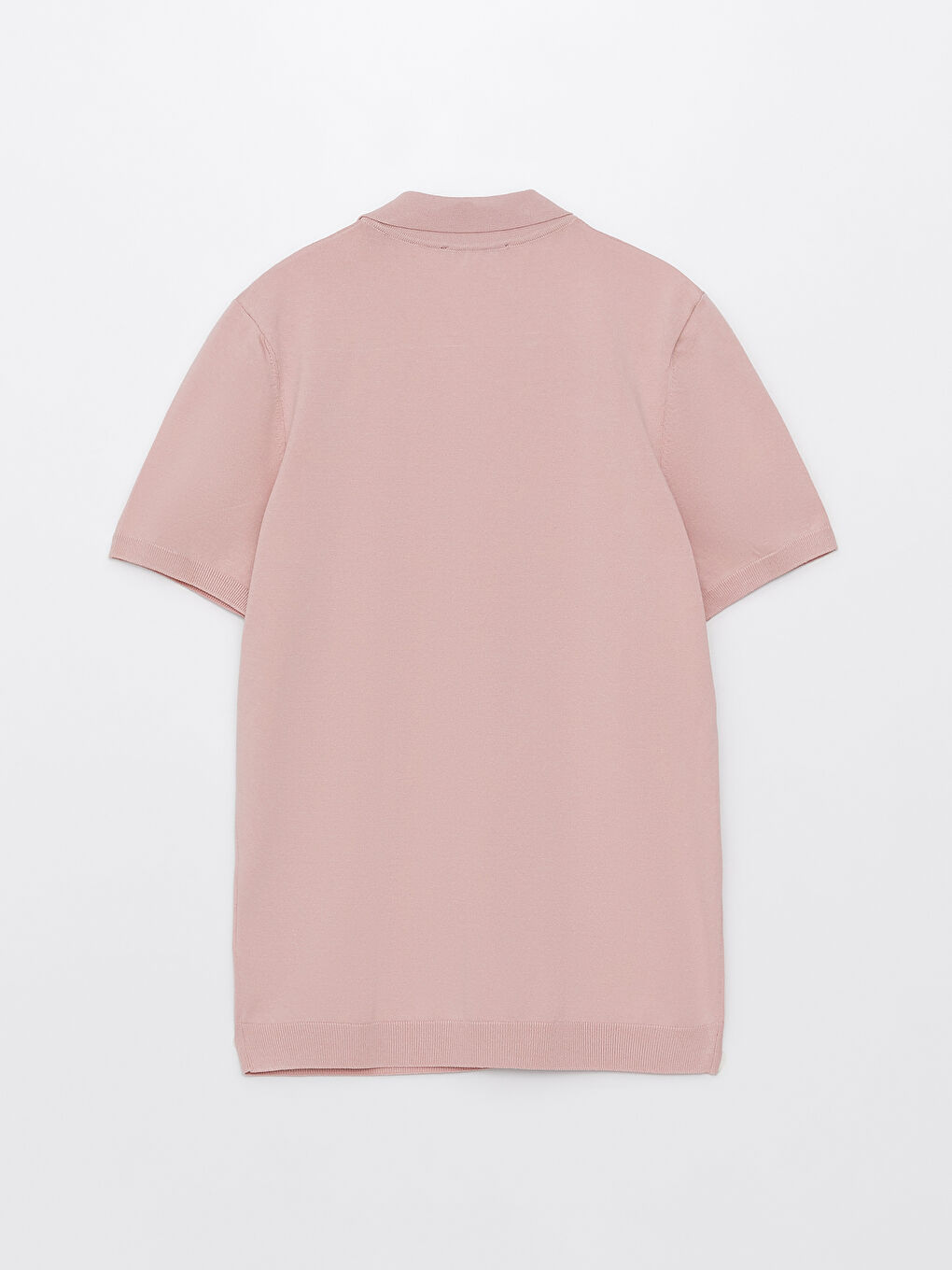 Pulover Tricotat cu Guler Polo și Mânecă Scurtă pentru Bărbați-6