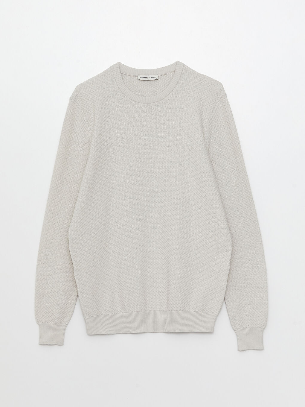 SOUTHBLUE Crew Neck Long Sleeve Men's Tricot Sweater -S31866Z8-G7L