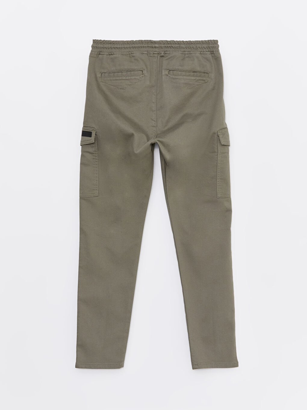 Haki Slim Fit Erkek Kargo Pantolon-6