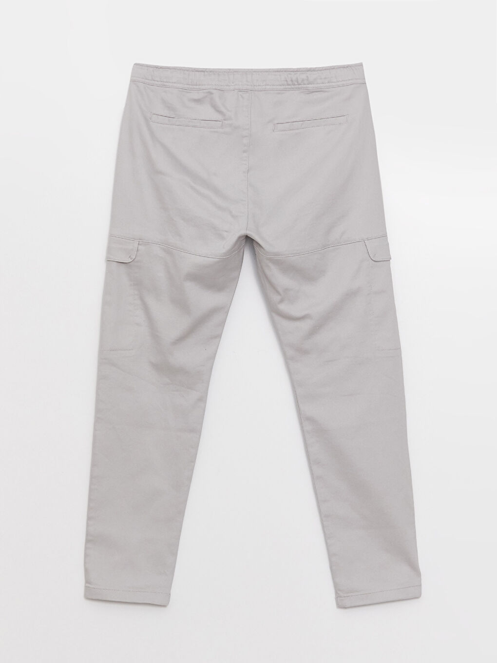 Gri Standart Kalıp Erkek Kargo Pantolon-6