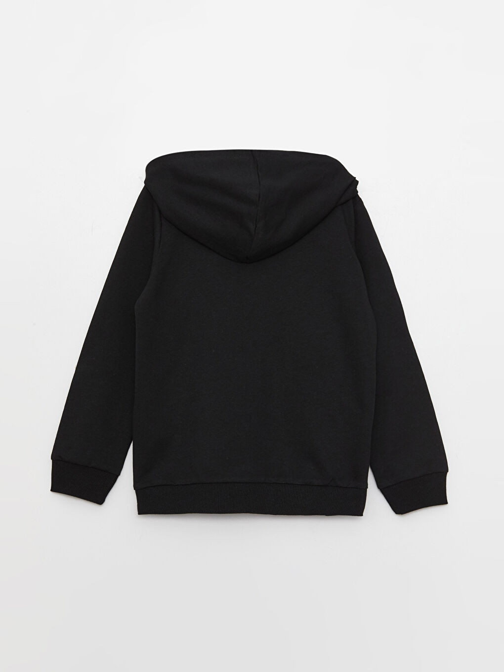 Hooded Printed Long Sleeve Girls' Zippered Sweatshirt -S31896Z4-CVL