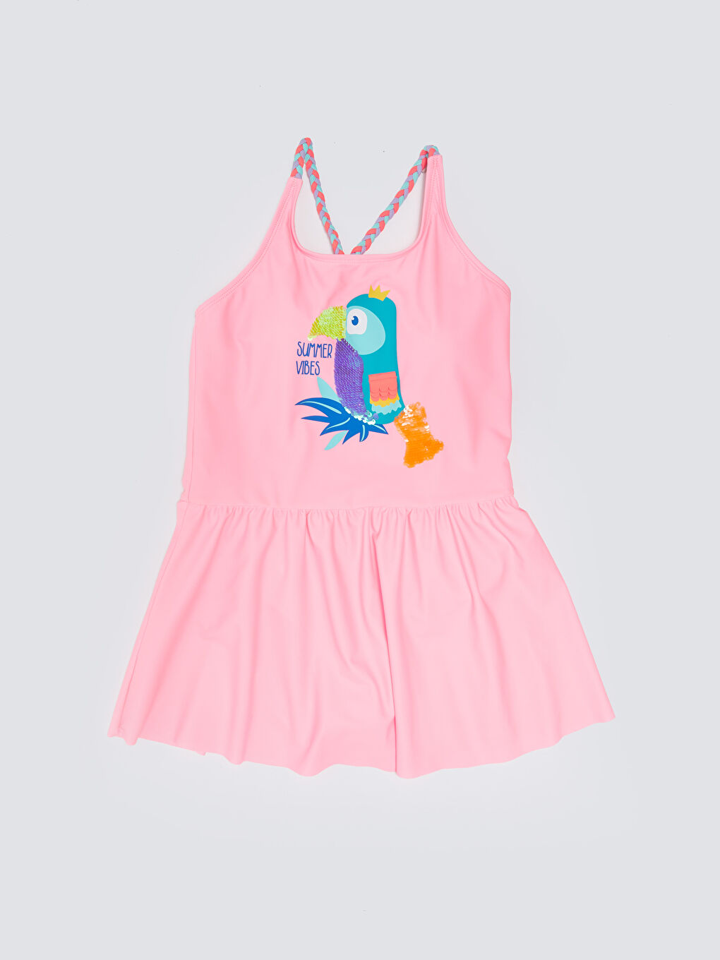 Printed Girl's Skirted Swimsuit -S31905Z4-QK8