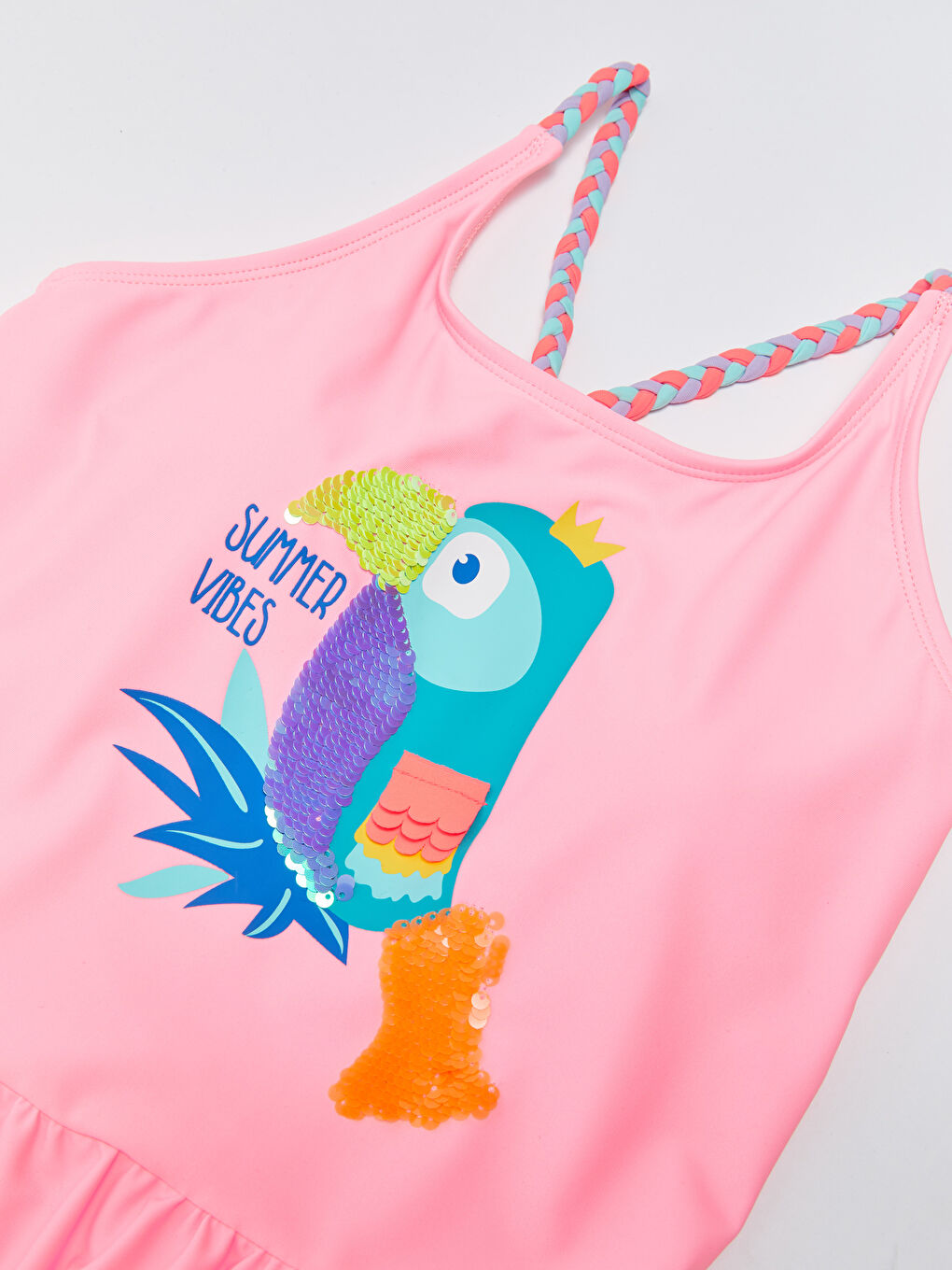 Printed Girl's Skirted Swimsuit -S31905Z4-QK8