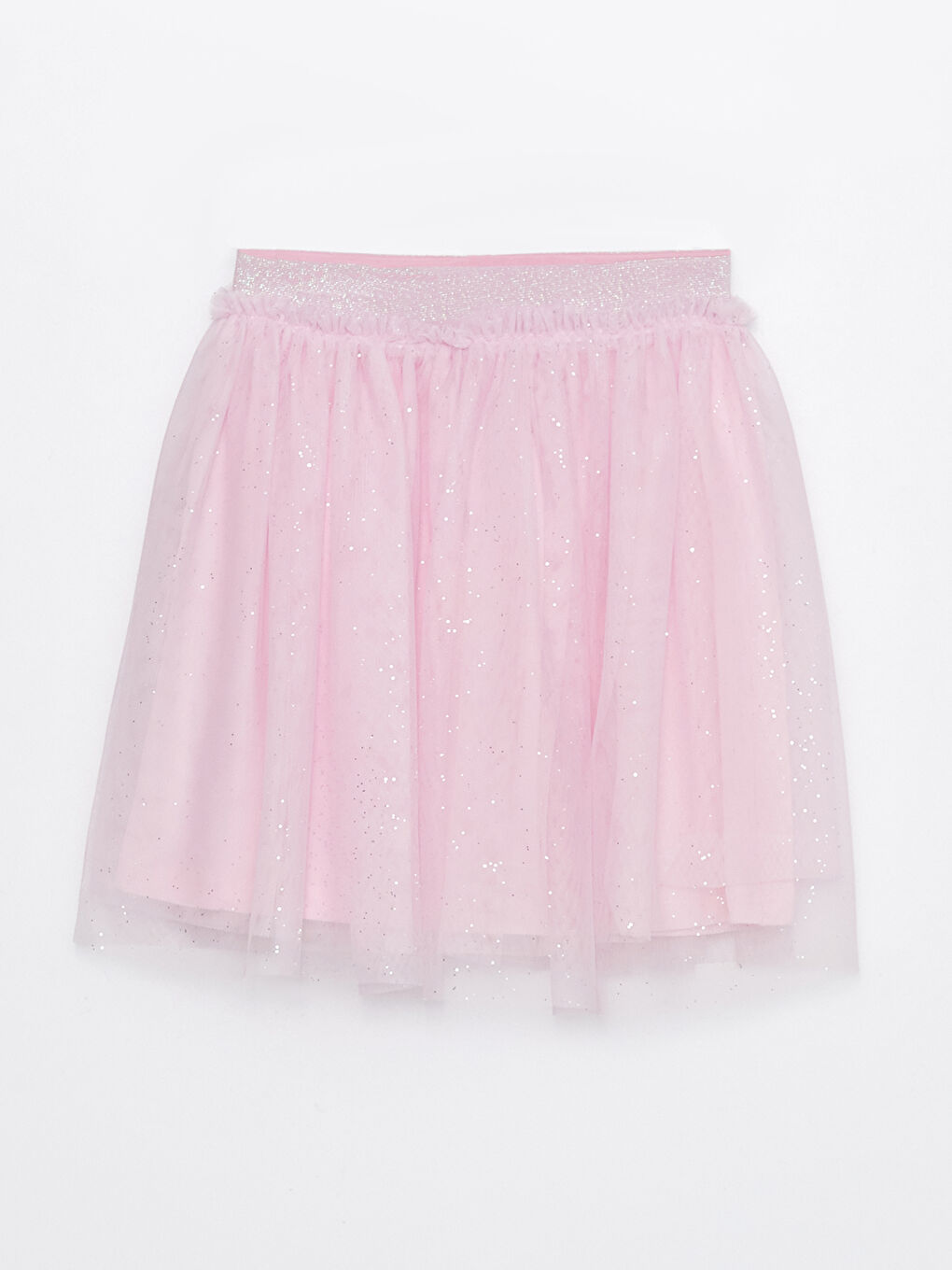 LCW Kids Elastic Waist Girl Tulle Skirt -S31947Z4-G0G