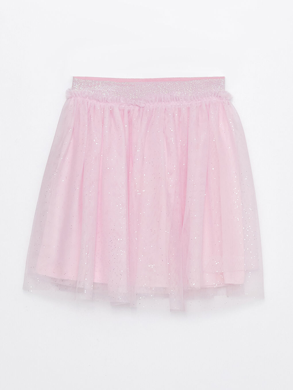 LCW Kids Elastic Waist Girl Tulle Skirt -S31947Z4-G0G