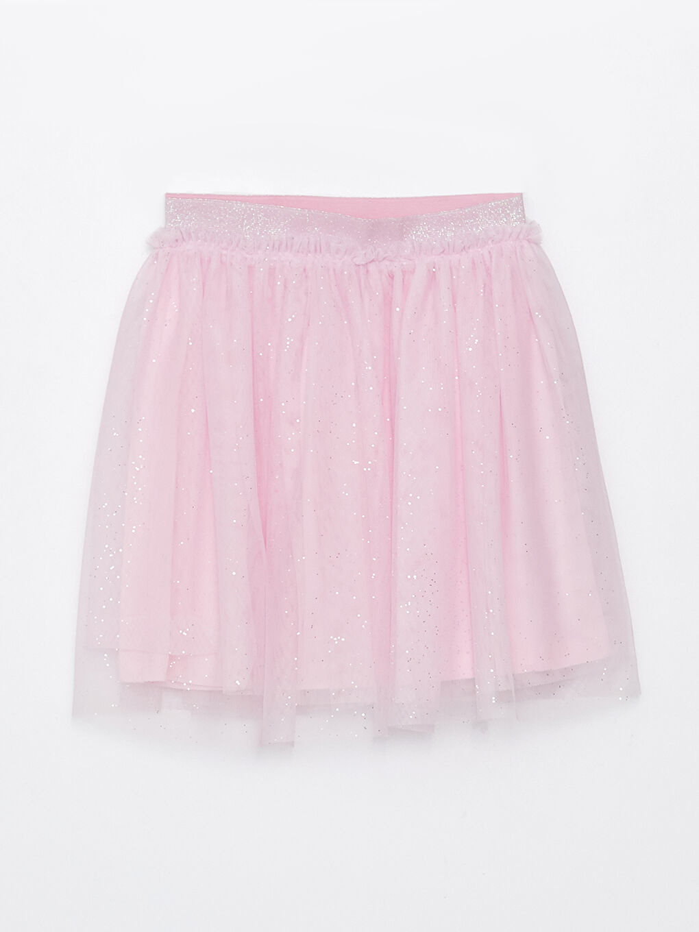 LCW Kids Elastic Waist Girl Tulle Skirt -S31947Z4-G0G
