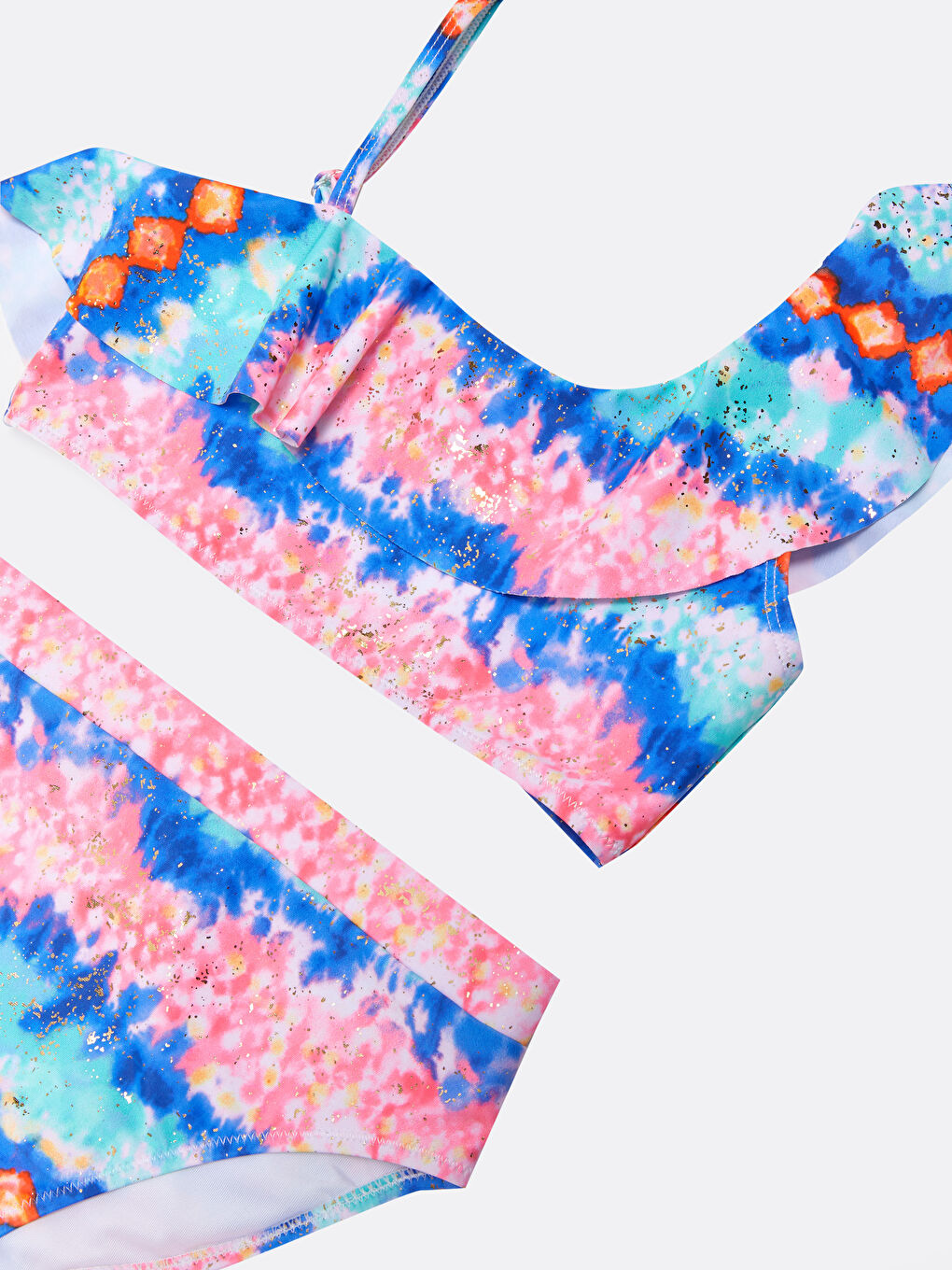 LCW Kids Karişik Baskılı Kız Çocuk Bikini - 2