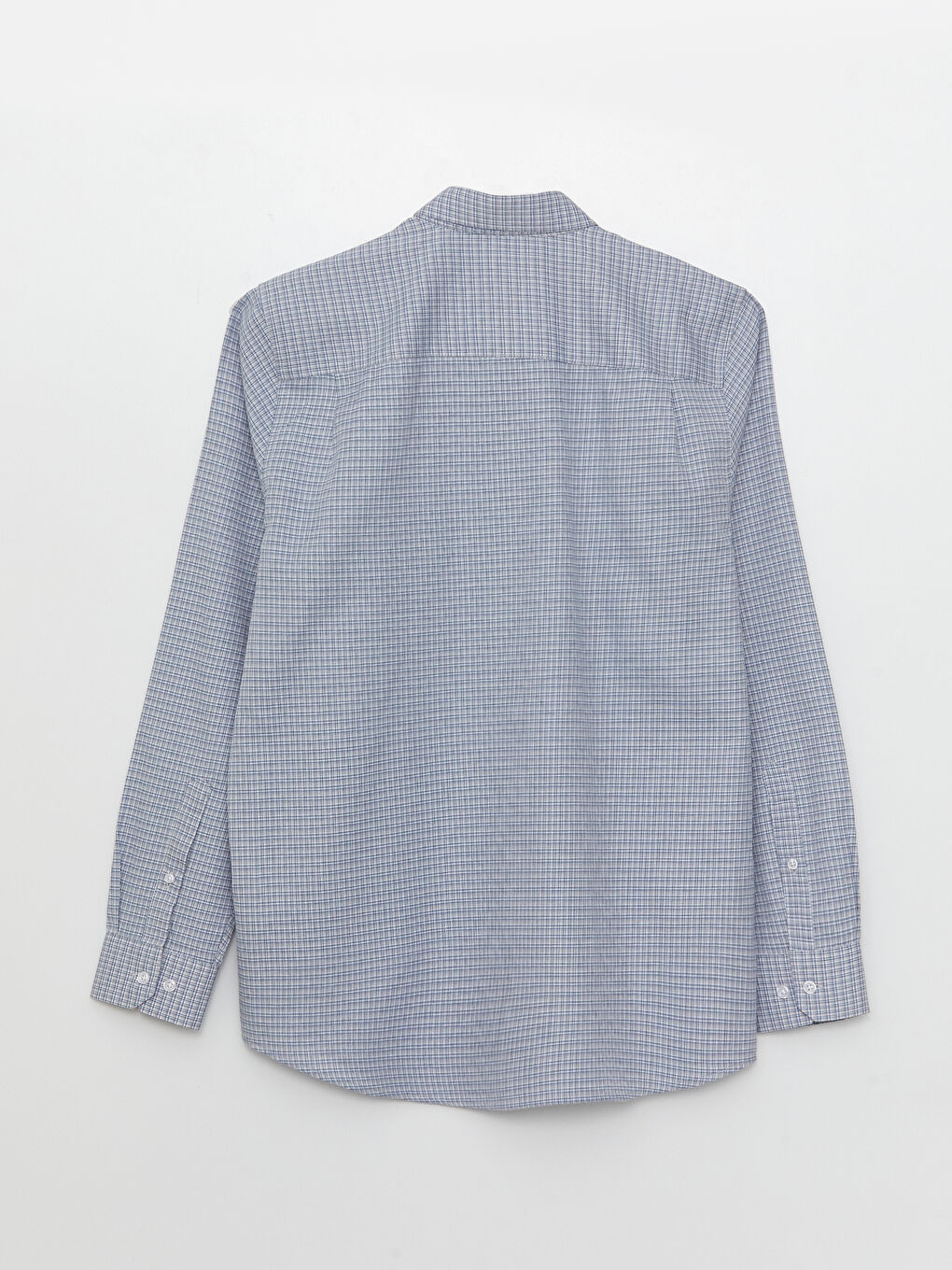 Рубашка Мужская из Габардина с Длинным Рукавом Стандартного Кроя-6