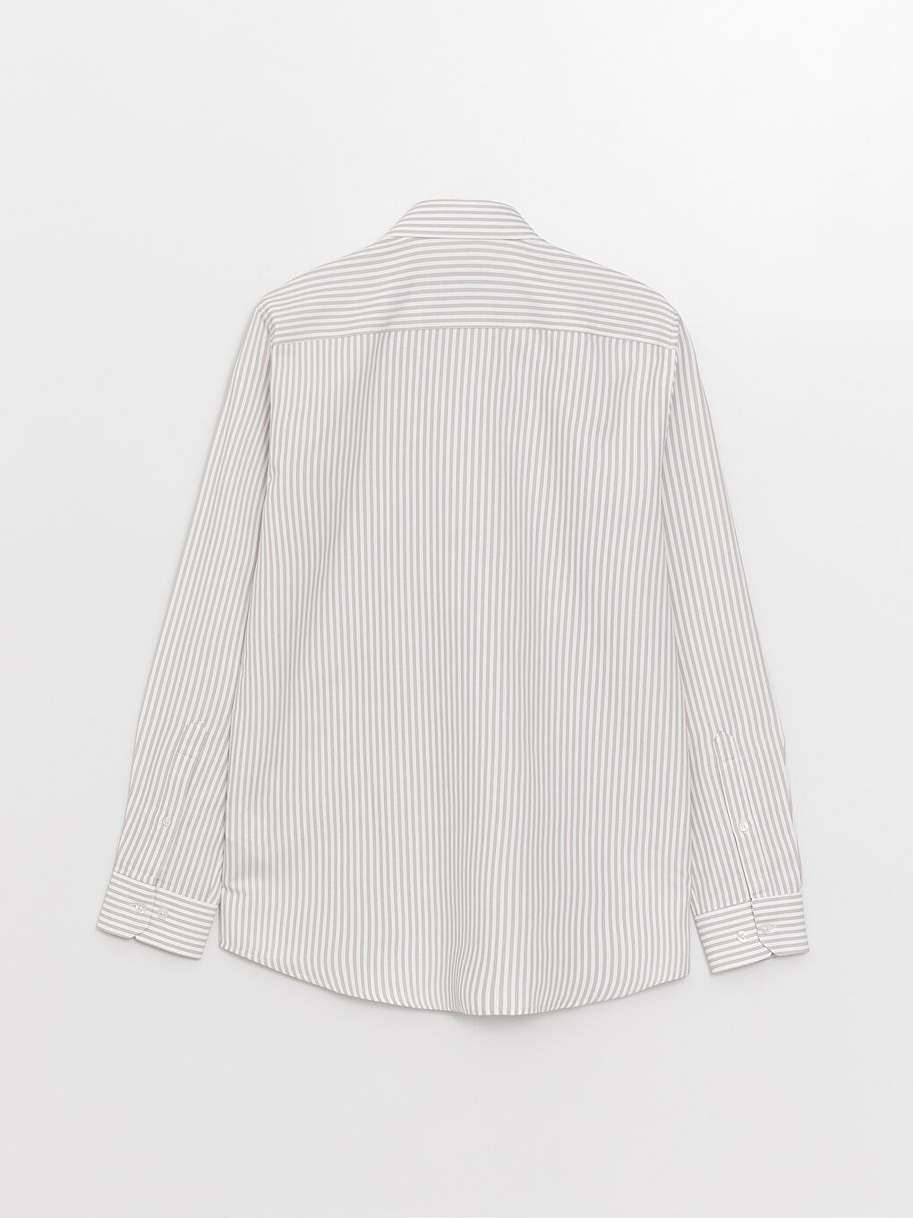 Slim Fit Long Sleeve Striped Dobby Men's Shirt -S31983Z8-LE8