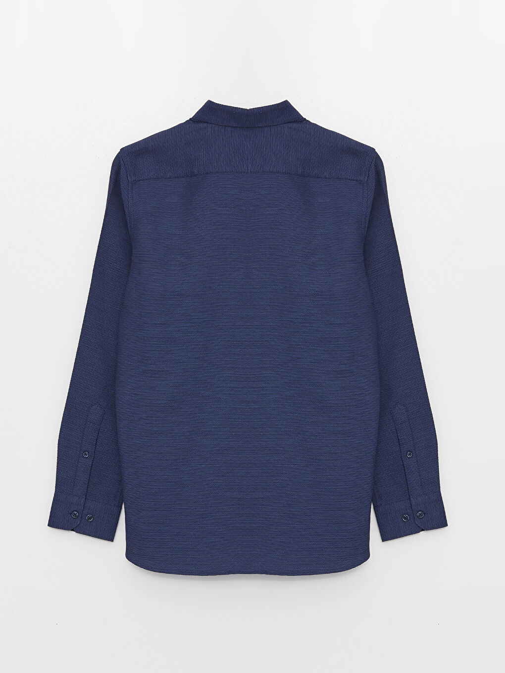 Slim Fit Long Sleeve Dobby Men's Shirt-6