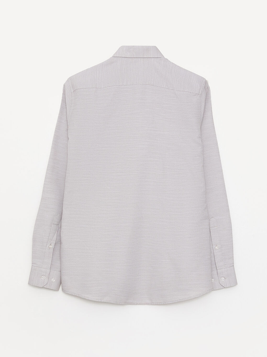 Slim Fit Long Sleeve Dobby Weave Men's Shirt -S31987Z8-S2W
