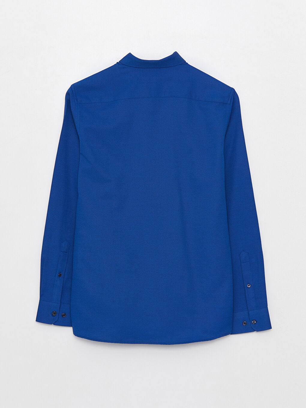 قميص أوكسفورد كم طويل رفيع للرجال-6