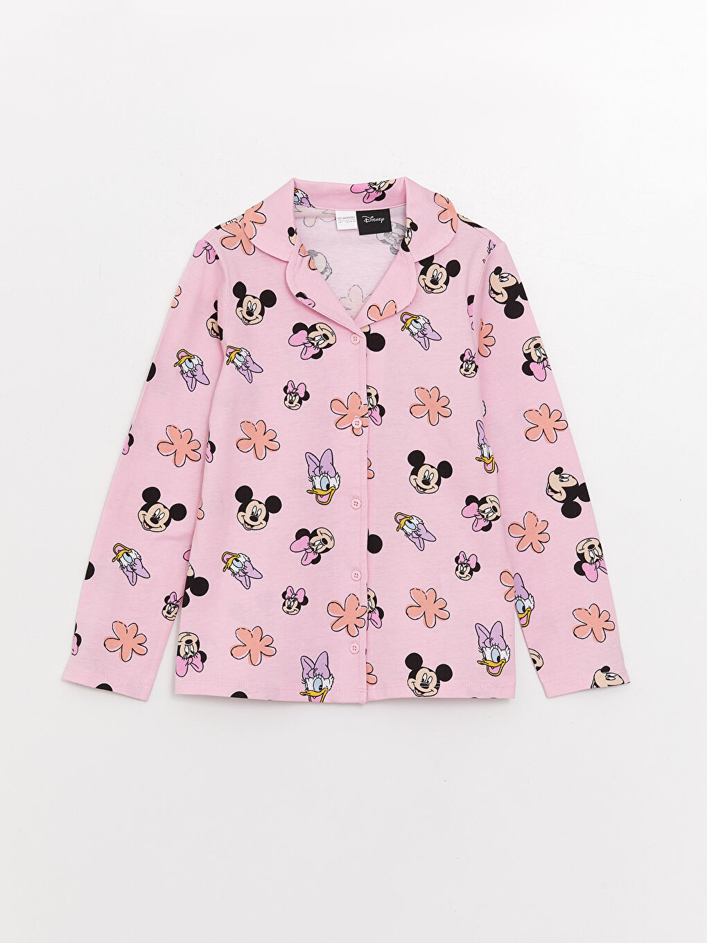 Ensemble de pyjama pour Filles à col de chemise Minnie Mouse imprimé à manches longues-1