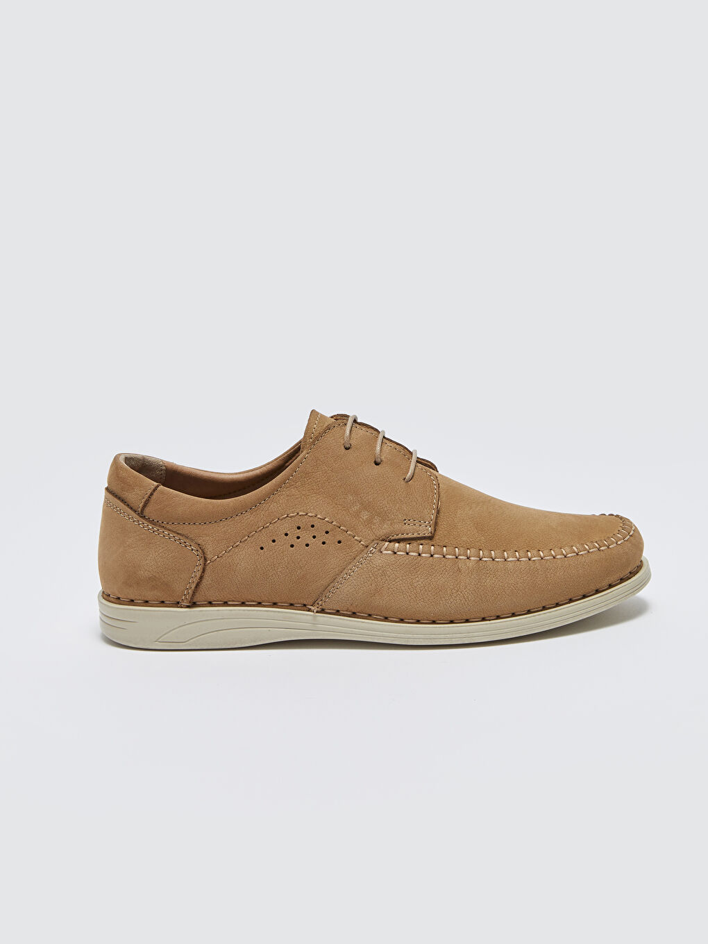 LCW Laced Genuine Leather Men's Classic Shoes -S32039Z8-DCJ