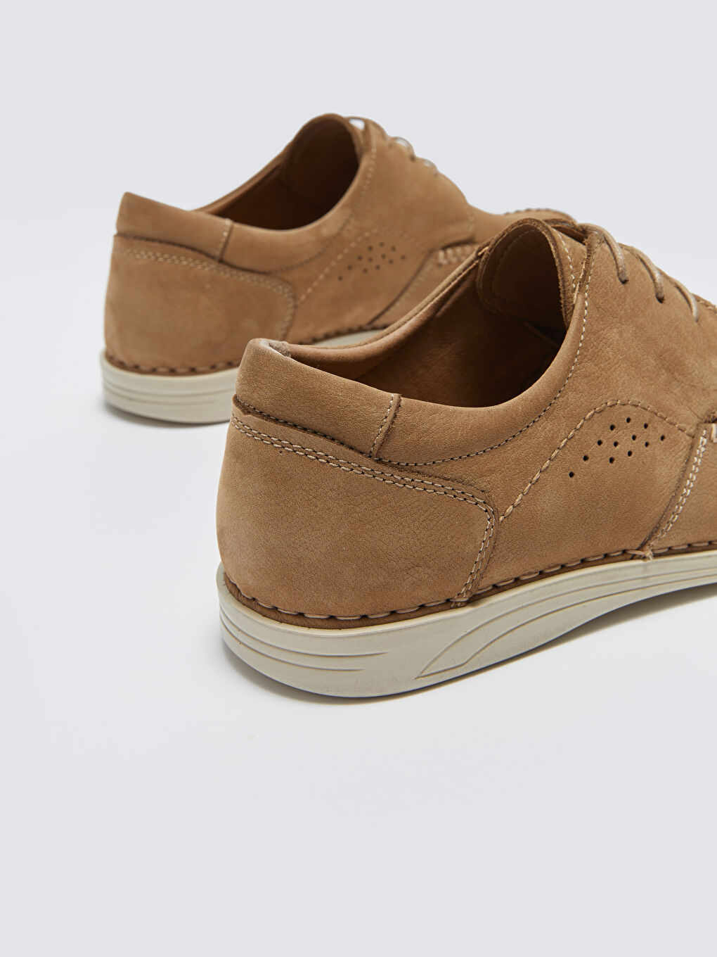 LCW Laced Genuine Leather Men's Classic Shoes -S32039Z8-DCJ